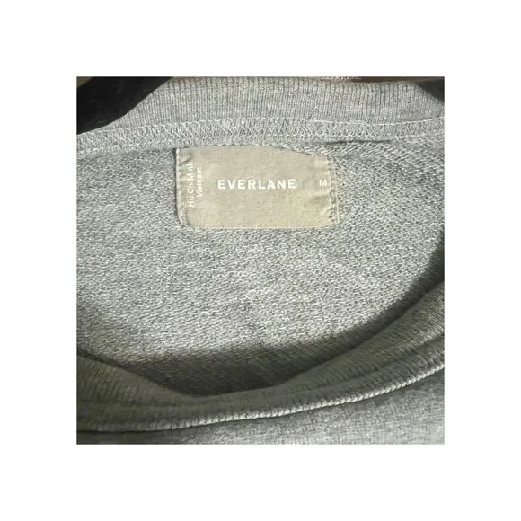 *2 for 1* Everlane French Terry Lightweight Sweatshirt Size S Grey and Blue - Picture 7 of 12